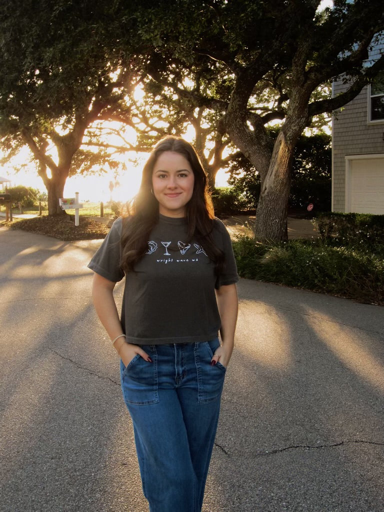 Locals Only Cropped Tee