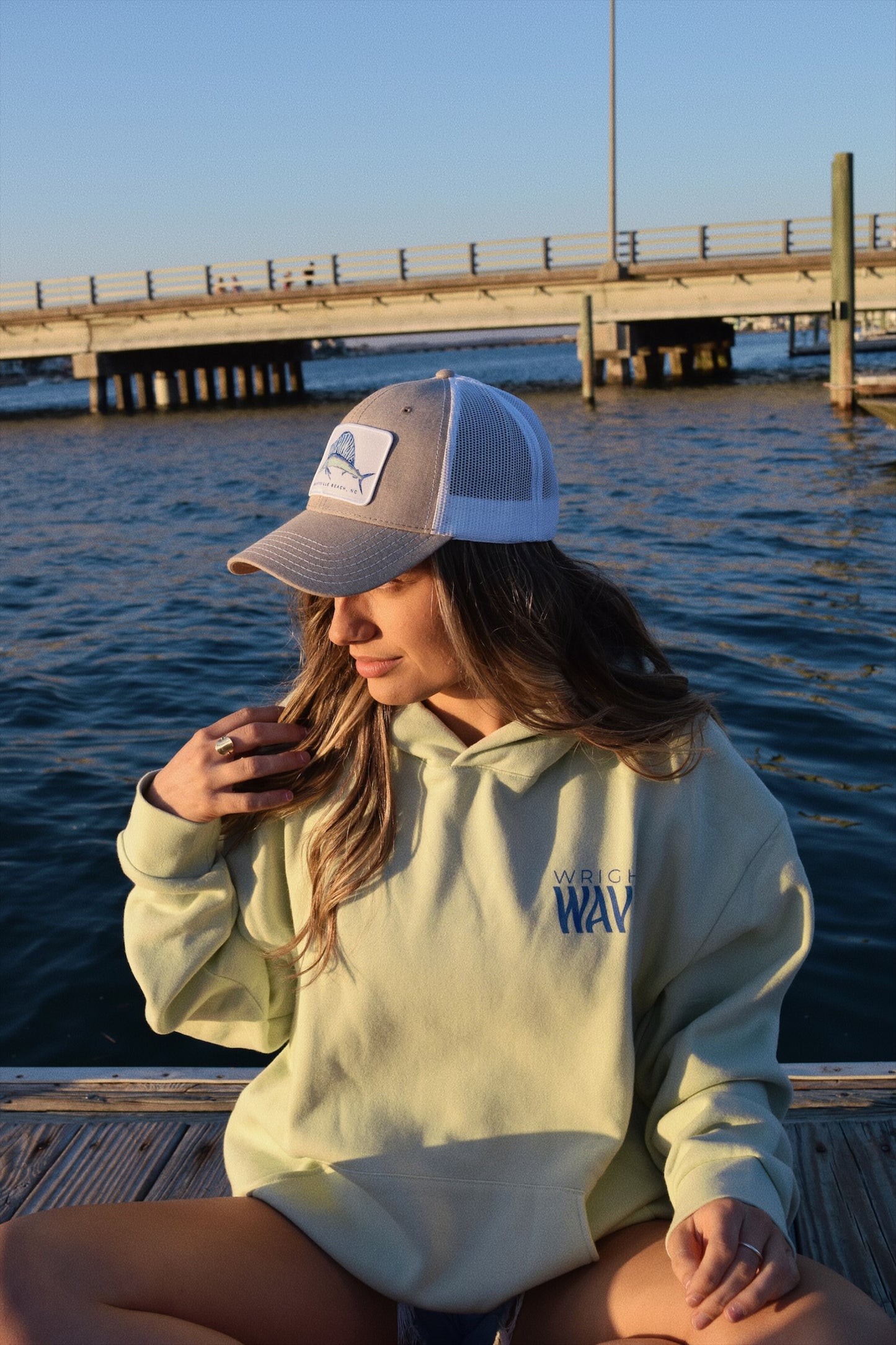 The Offshore Hoodie in Honeydew
